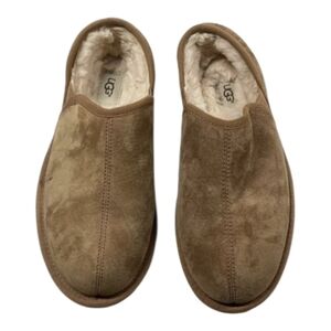 UGG‎ Men’s Scuff Romeo II Brown Suede Slip-On Slippers Comfortable Cozy
